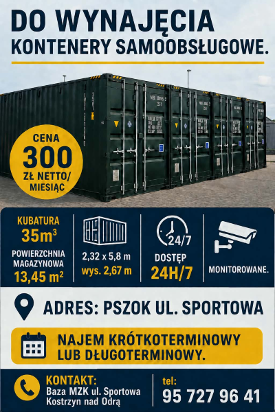 wynajem kontenerów